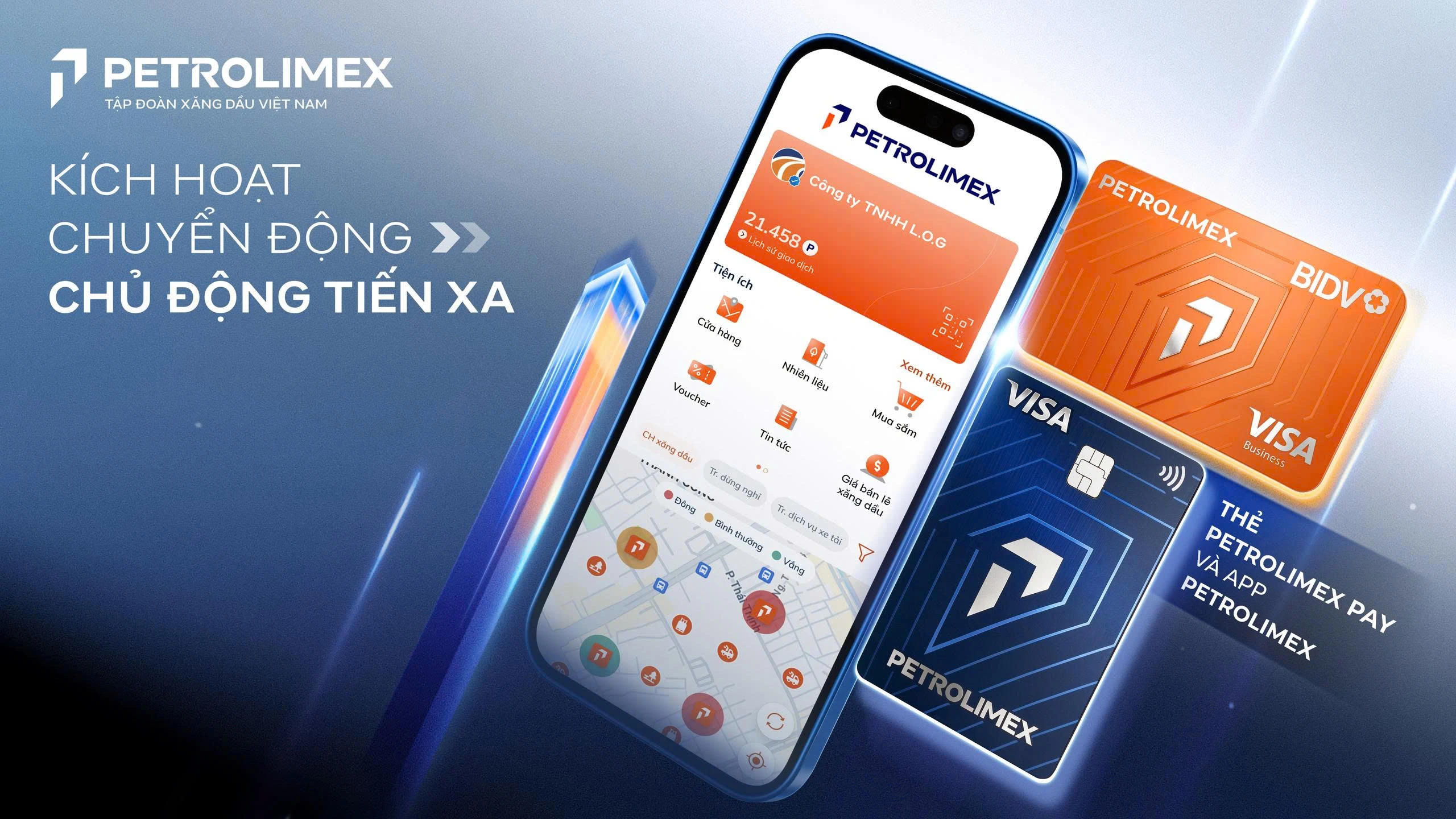Petrolimex ra mắt Ứng dụng Petrolimex 2.0 và Thẻ đồng thương hiệu với BIDV-Visa
